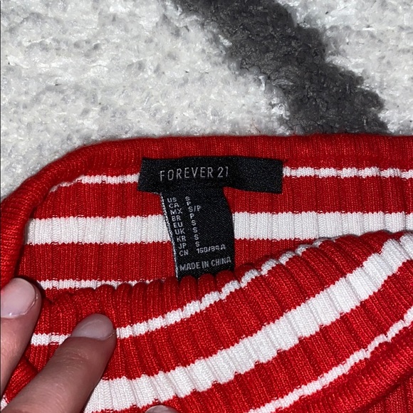 Red tube top - Picture 3 of 3